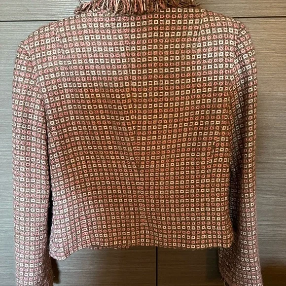 VINTAGE CHANEL-LIKE WOMENS JACKET SIZE 8 - Picture 2 of 5